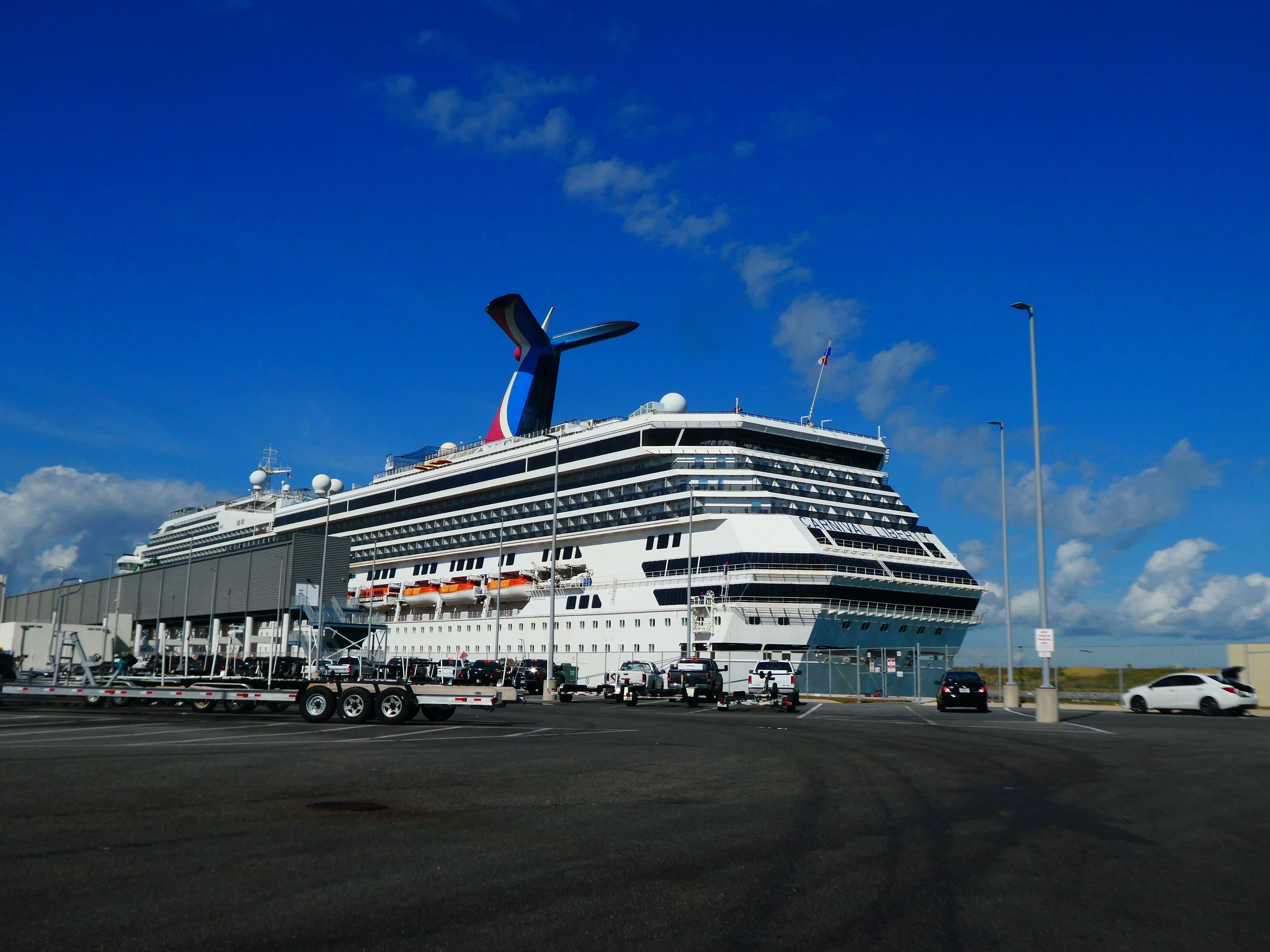 Carnival Liberty cruise ship at Port Canaveral.